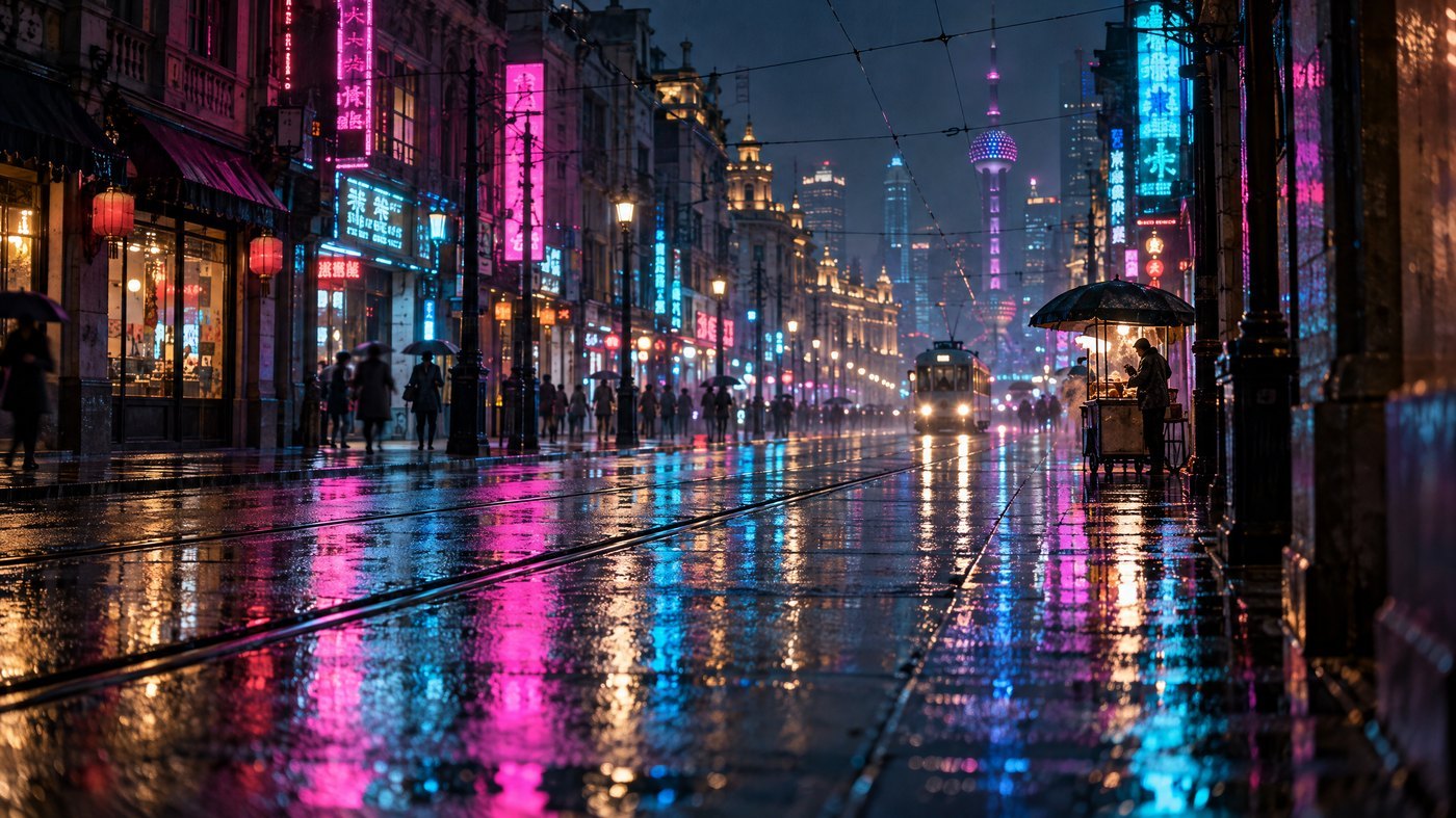 海角社区 · 电影感短片夜戏实拍视频画面